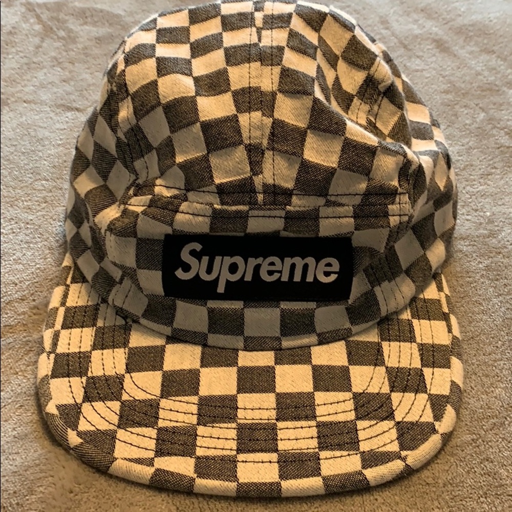 Supreme checkerboard hat
